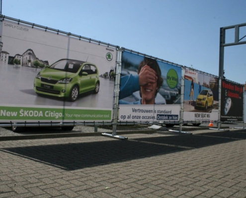 Bannerrahmen für Werbeplanen
